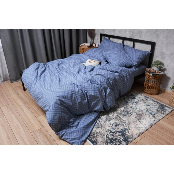 Фото - Комплект постільної білизни Moon&Star Бязь Gold Люкс «Crystal» 143х210 см нав. 2х50х70 (MS-820004636)