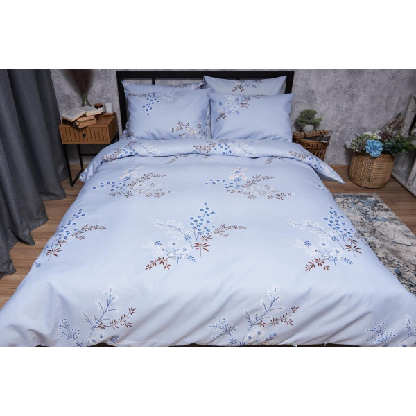 Фото - Комплект постільної білизни Moon&Star Мікросатин Premium «Lavender Bliss» 143х210 см нав. 2х70х70 (MS-820005197)