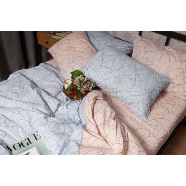 Фото - Комплект постільної білизни Moon&Star Бязь Gold Люкс «Lily» 143х210 см нав. 4х70х70 (MS-820005794)