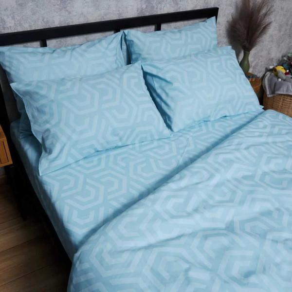 Фото - Комплект постільної білизни Moon&Star Бязь Gold Люкс Arctic Glow 160х220 нав. 2х40х60 (MS-820005865)