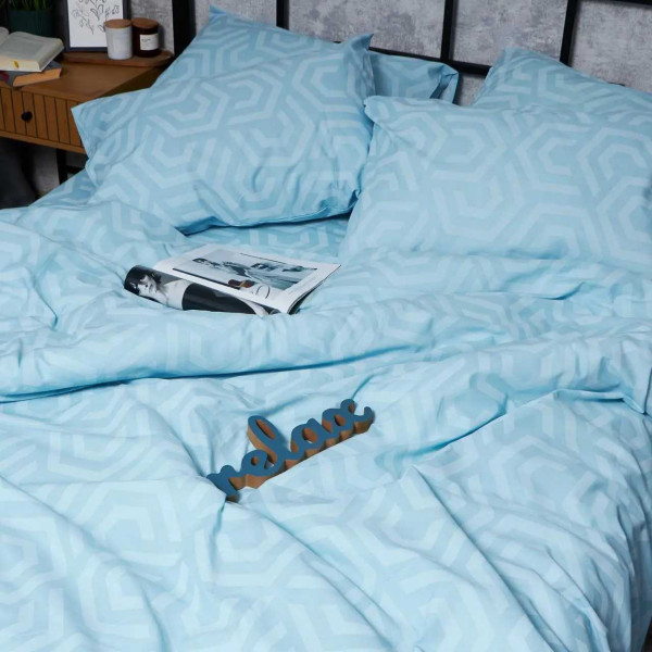 Фото - Комплект постільної білизни Moon&Star Бязь Gold Люкс Arctic Glow 160х220 нав. 2х40х60 (MS-820005865)