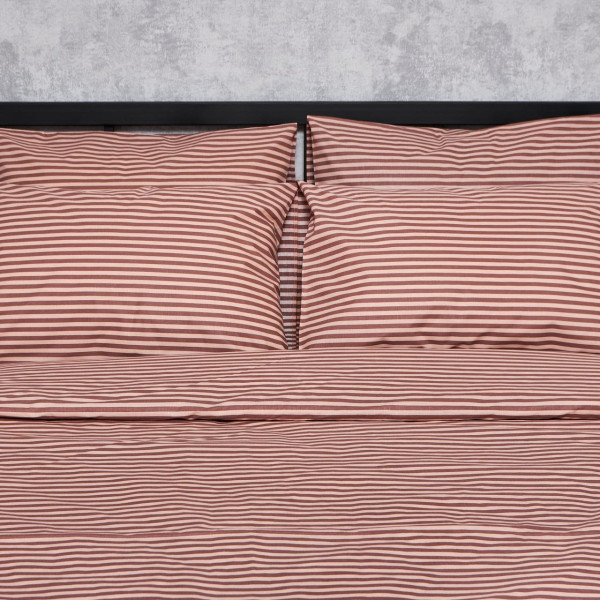 Фото - Комплект постільної білизни Moon&Star Бязь Gold Люкс Autumn Stripes 175х210 нав. 4х50х70 (MS-820005923)