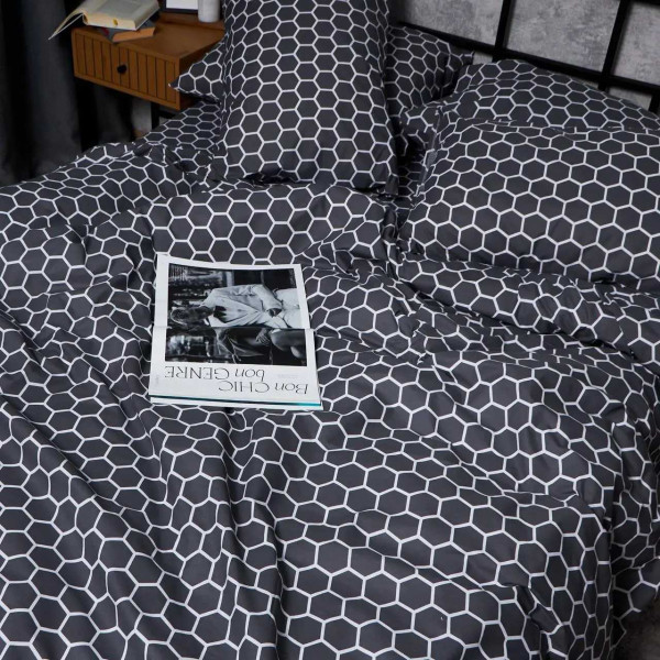 Фото - Комплект постільної білизни Moon&Star Бязь Gold Люкс Black Nectar 200х220 (MS-820005960)