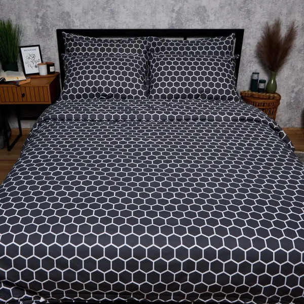 Фото - Комплект постільної білизни Moon&Star Бязь Gold Люкс Black Nectar 200х220 (MS-820005960)