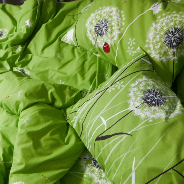 Фото - Комплект постільної білизни Moon&Star Бязь Gold Люкс Green Harmony 175х210 нав. 2х50х70 (MS-820006376)