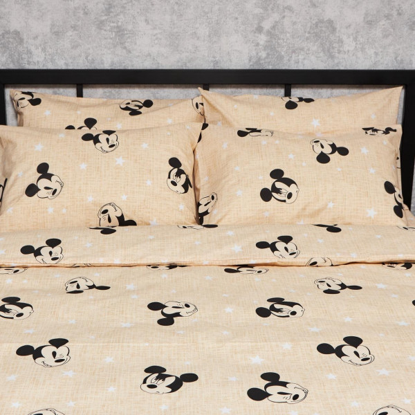 Фото - Комплект постільної білизни Moon&Star Бязь Gold Люкс Mickey Mouse 175х210 нав. 4х50х70 (MS-820006483)