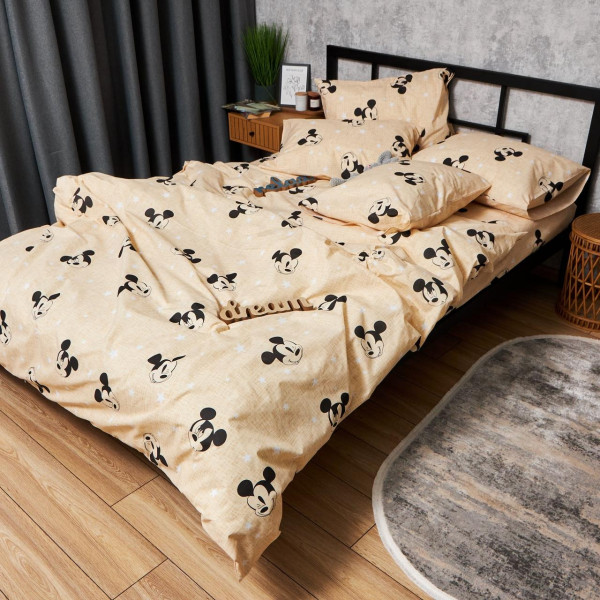 Фото - Комплект постільної білизни Moon&Star Бязь Gold Люкс Mickey Mouse 175х210 нав. 2х40х60 (MS-820006480)