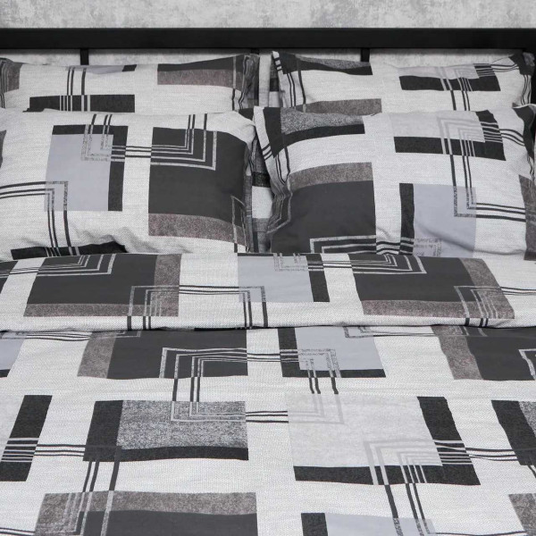 Фото - Комплект постільної білизни Moon&Star Бязь Gold Люкс Modern Vision 160х220 нав. 2х40х60 (MS-820006530)