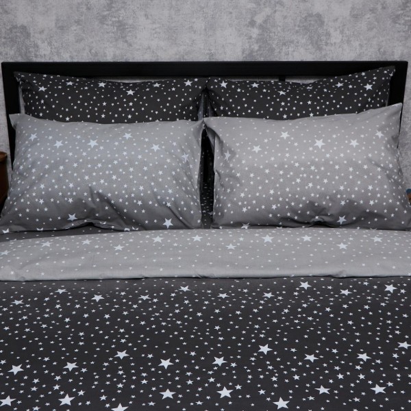 Фото - Комплект постельного белья Moon&Star Бязь Gold Люкс «Night Sky» 143х210 см нав. 4х70х70 (MS-820006599)