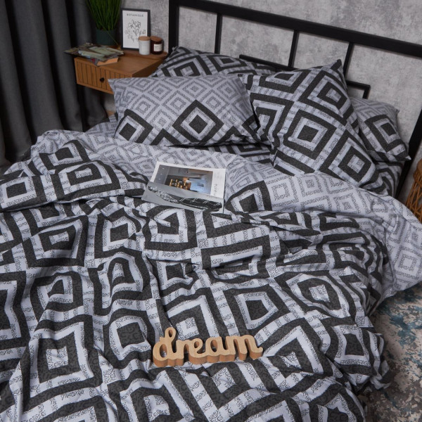 Фото - Комплект постільної білизни Moon&Star Бязь Gold Люкс Retro Pixels 200х220 (MS-820006734)