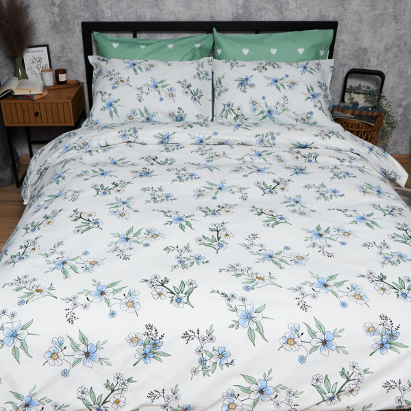 Фото - Комплект постільної білизни Moon&Star Бязь Gold Люкс Spring Harmony 175х210 нав. 2х50х70 (MS-820006971)