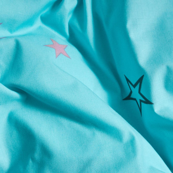 Фото - Комплект постільної білизни Moon&Star Бязь Gold Люкс Starry Skies 175х210 нав. 2х40х60 (MS-820007005)