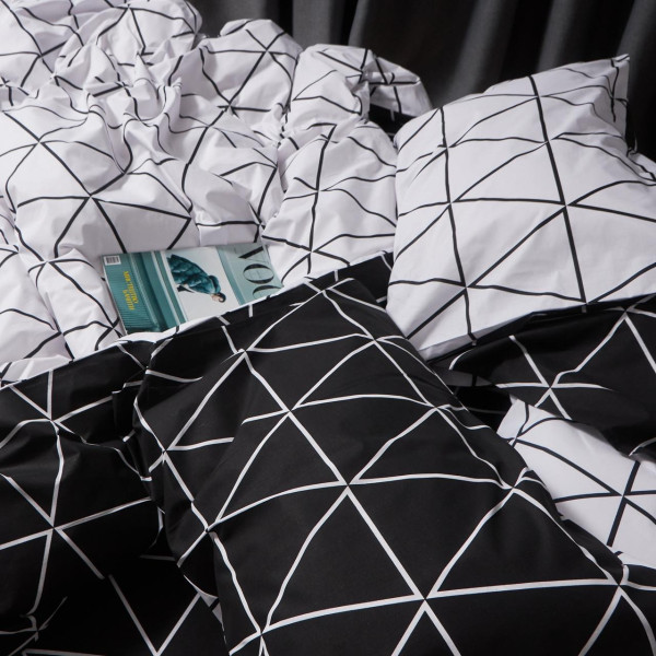 Фото - Комплект постільної білизни Moon&Star Бязь Gold Люкс «Urban Chic» 143х210 см нав. 2х50х70 (MS-820007086)