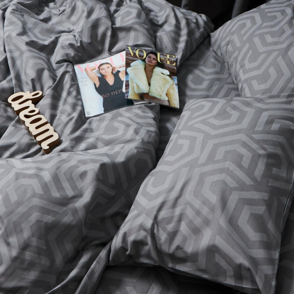 Фото - Комплект постільної білизни Moon&Star Бязь Gold Люкс «Urban Style» 143х210 см нав. 4х50х70 (MS-820007228)