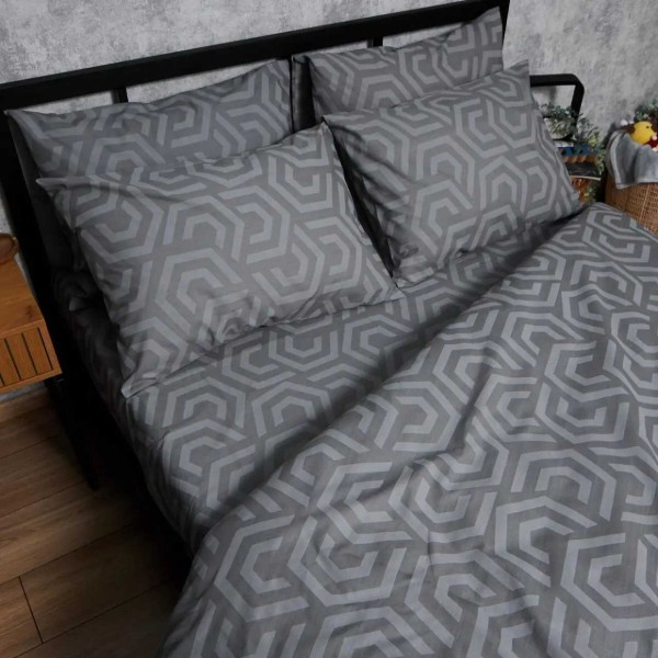 Фото - Комплект постільної білизни Moon&Star Бязь Gold Люкс Urban Style 200х220 см нав. 50х70 2 шт. (MS-880000475)