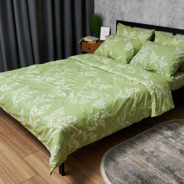 Фото - Комплект постільної білизни Moon&Star Бязь Gold Люкс Verdant Spring 143х210 нав. 2х40х60 (MS-820007260) Фото - Комплект постільної білизни Moon&Star Бязь Gold Люкс Verdant Spring 143х210 нав. 2х40х60 (MS-820007260)