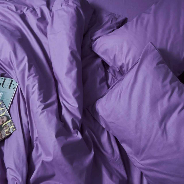 Фото - Комплект постільної білизни Moon&Star Бязь Gold Люкс «Violet Charm» 200х220 нав. 4х70х70 (MS-820007329)