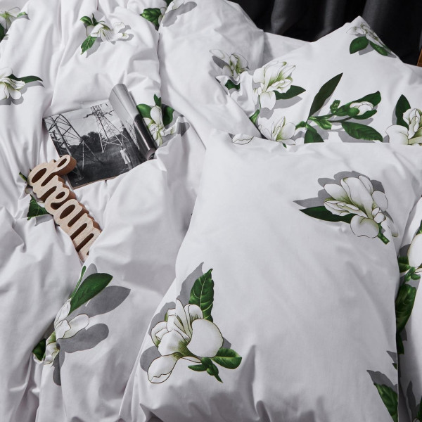 Фото - Комплект постільної білизни Moon&Star Бязь Gold Люкс Wisteria White 143х210 нав. 2х50х70 (MS-820007471)