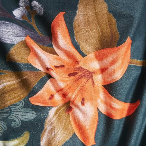 Фото - Комплект постельного белья Moon&Star Микросатин Premium Floral Nocturne 143х210 см нав. 70х70 2 шт. (MS-890000677)