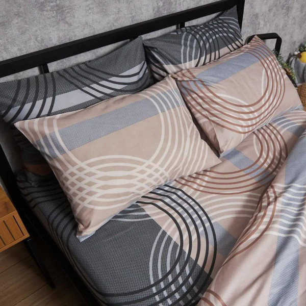 Фото - Комплект постільної білизни Moon&Star Мікросатин Premium «Free Spirit» King Size 220x240 см нав. 2х40х60 (MS-820007735)