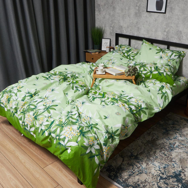 Фото - Комплект постільної білизни Moon&Star Мікросатин Premium Floral Bliss 160x220 нав. 2х50х70 (MS-820008221)