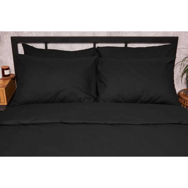 Фото - Наволочка Moon&Star Бязь Gold Люкс Black 40х60 см 2 шт. (MS-840000001)