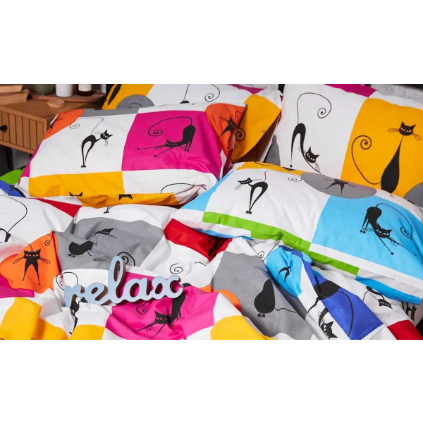 Фото - Наволочка Moon&Star Бязь Gold Люкс Cat Brawlers 40х40 2 шт. (MS-840000108)