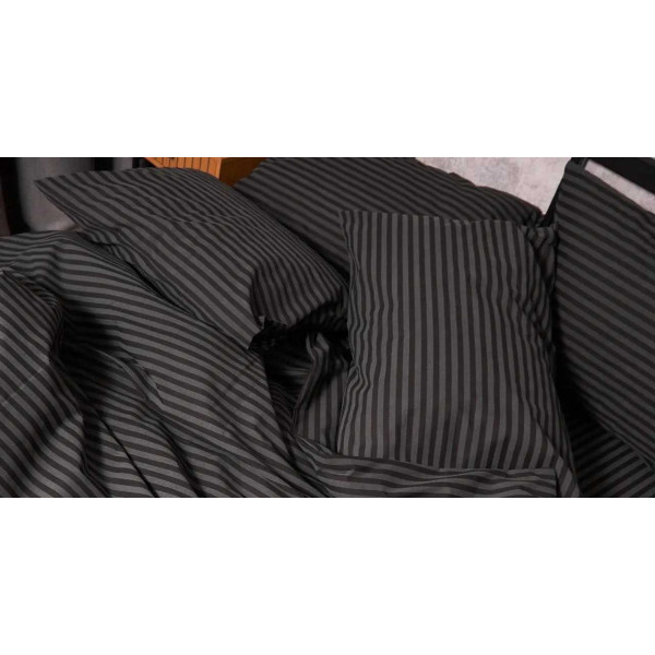 Фото - Наволочка Moon&Star Бязь Gold Люкс Gray Stripe 50х70 2 шт. (MS-840000213)