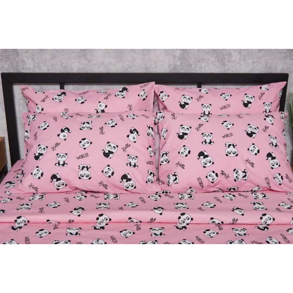 Фото - Наволочка Moon&Star Бязь Gold Люкс Pandas 60х60 см 2 шт. (MS-840000316)