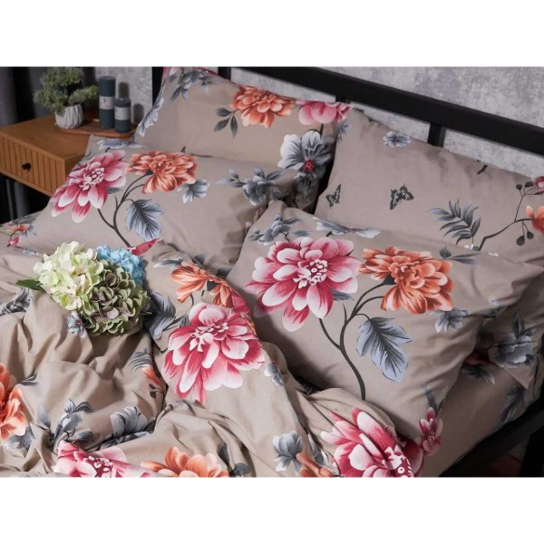 Фото - Наволочка Moon&Star Бязь Gold Люкс Peony Brown 60х60 см 2 шт. (MS-840000328)