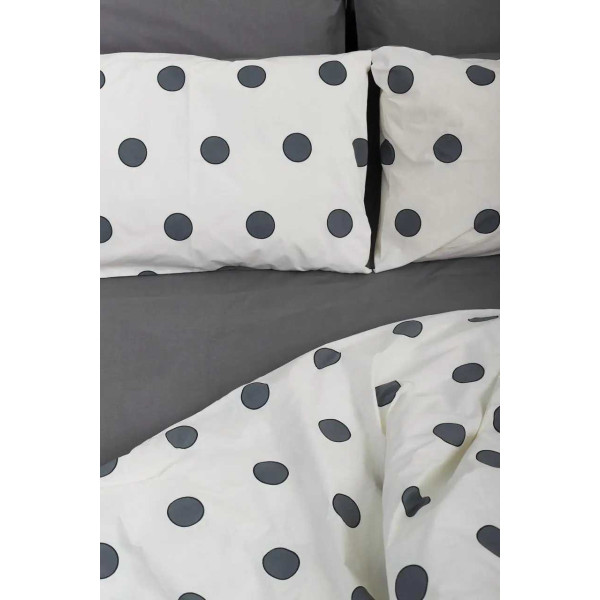 Фото - Наволочка Moon&Star Бязь Gold Люкс Riccarda Gray 40х60 см 2 шт. (MS-840000343)