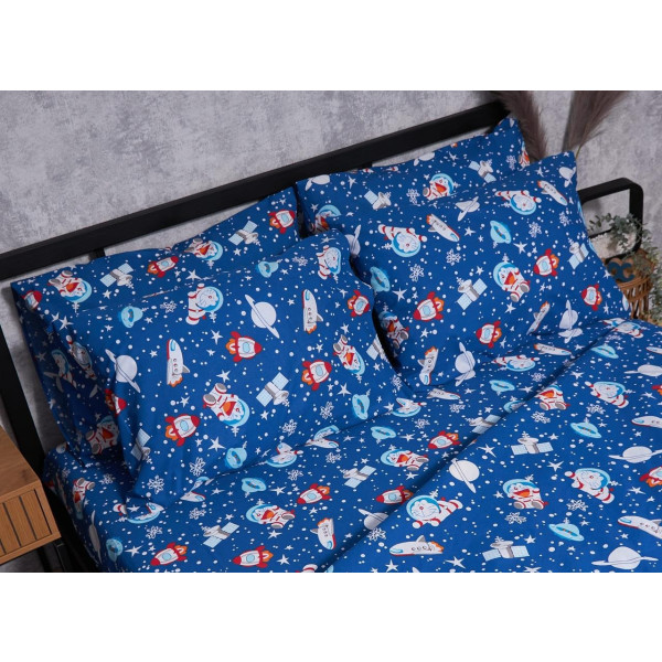 Фото - Наволочка Moon&Star набір Бязь Gold Люкс Space Cats 50х50 2 шт. (MS-840000362)