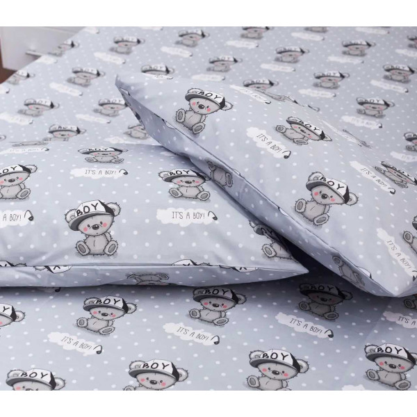 Фото - Наволочка Moon&Star Бязь Gold Люкс Teddy Boy 40х60 см 2 шт. (MS-840000367)