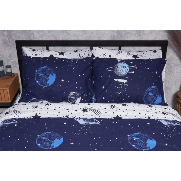 Фото - Наволочка Moon&Star Ranforce Elite Cosmos 40х40 2 шт. (MS-840000372)