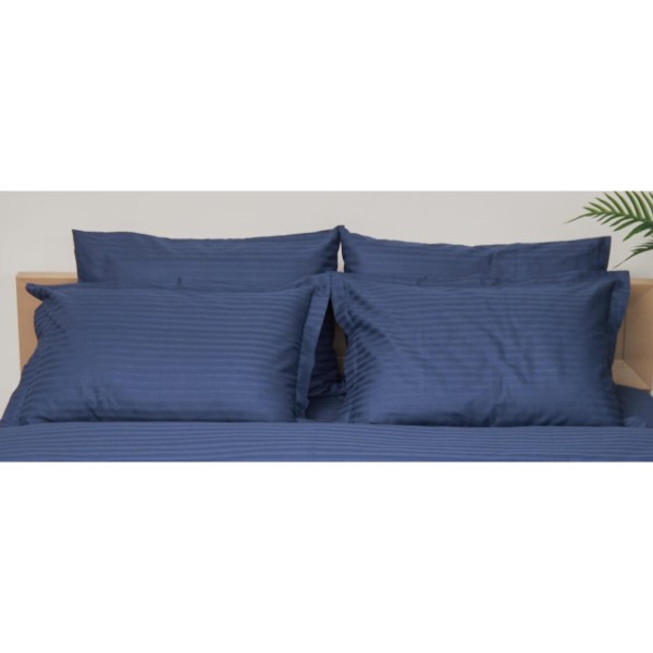 Фото - Наволочка Moon&Star Набор Satin Stripe Delfi Blue 40х60 2 шт. (MS-840000379)