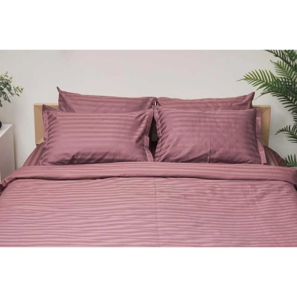 Фото - Наволочка Moon&Star Satin Stripe Garnet 70х70 2 шт. (MS-840000389)