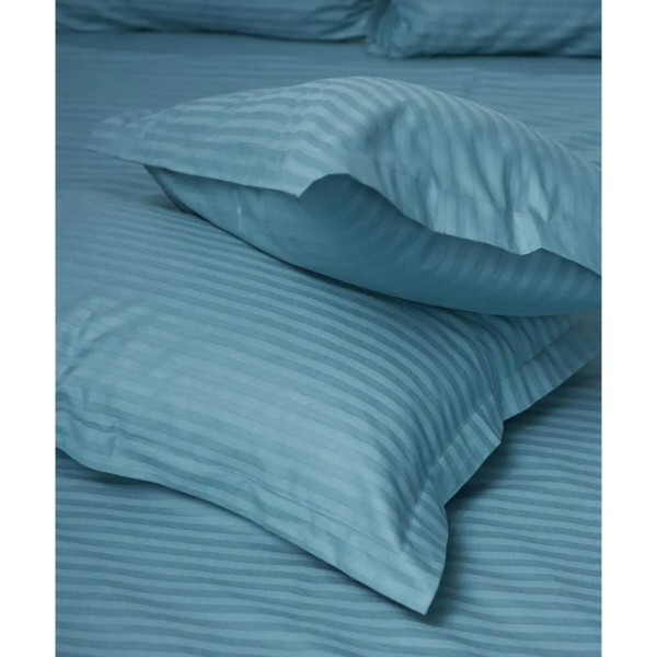Фото - Наволочка Moon&Star Satin Stripe Stripe Green 40х40 2 шт. (MS-840000408)