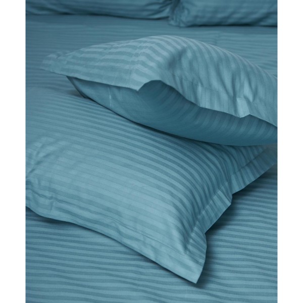 Фото - Наволочка Moon&Star набор Satin Stripe Stripe Green 50х50 2 шт. (MS-840000410)