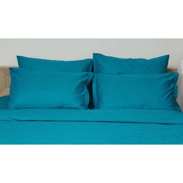 Фото - Наволочка Moon&Star набір Satin Stripe Turkish Blue 50х50 2 шт. (MS-840000428) Фото - Наволочка Moon&Star набір Satin Stripe Turkish Blue 50х50 2 шт. (MS-840000428)