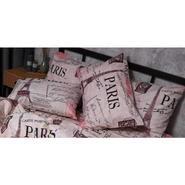 Фото - Наволочка Moon&Star Мікросатин Premium Paris Souvenir 70х70 см 2 шт. (MS-840000563)