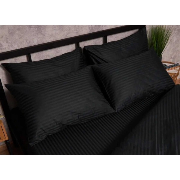 Фото - Наволочка Moon&Star Satin Stripe Midnight Luxe 70х70 2 шт. (MS-840000653)