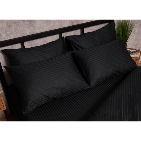Фото - Наволочка Moon&Star набор Satin Stripe Midnight Luxe 50х50 2 шт. (MS-840000650)