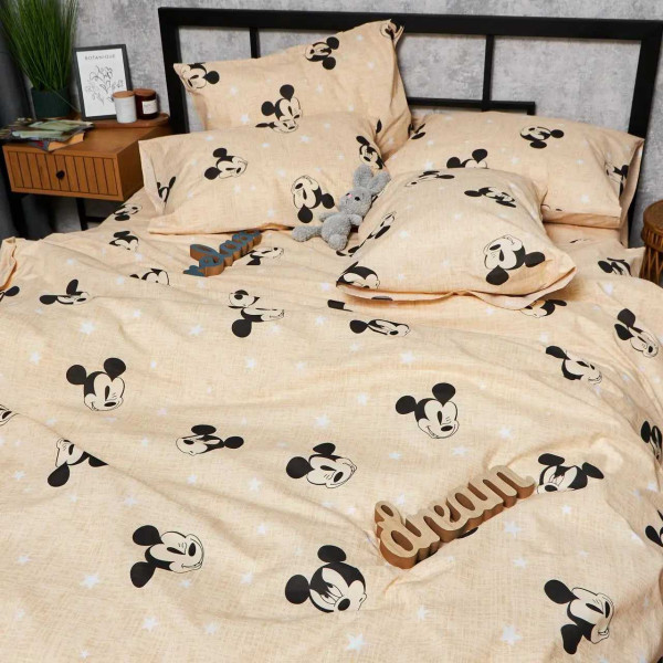 Фото - Наволочка Moon&Star Бязь Gold Люкс Mickey Mouse 70х70 2 шт. (MS-840000875)