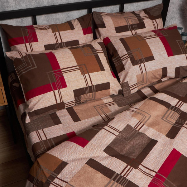 Фото - Наволочка Moon&Star Набір Бязь Gold Люкс Retro Geometry 50х50 2 шт. (MS-840000908)