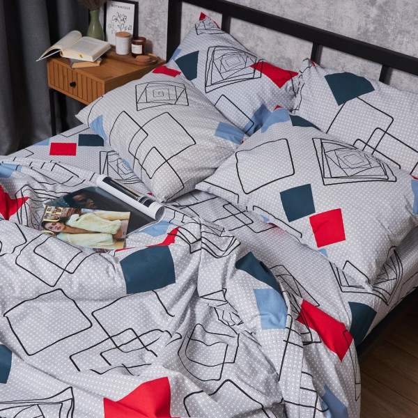 Фото - Наволочка Moon&Star Набір Бязь Gold Люкс Urban Grid 50х50 2 шт. (MS-840000980)