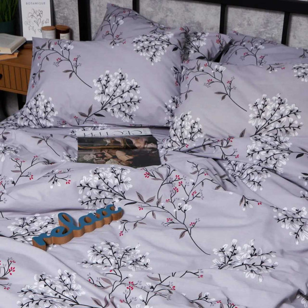 Фото - Наволочка Moon&Star Бязь Gold Люкс Winter Branches 40х40 2 шт. (MS-840001032)