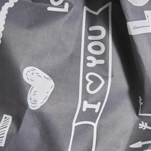 Фото - Наволочка Moon&Star Мікросатин Premium Love Script 70х70 2 шт. (MS-840001115)