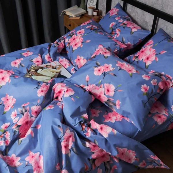Фото - Наволочка Moon&Star Мікросатин Premium Blossom Sky 40х60 см 2 шт. (MS-840001051)
