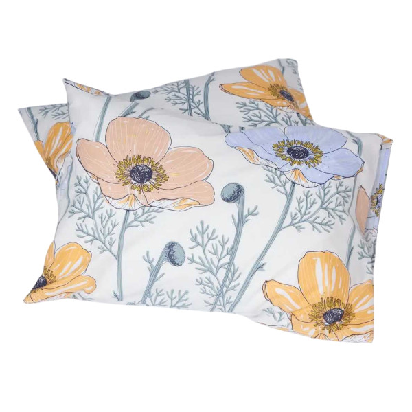 Фото - Наволочка Moon&Star Ranforce Elite Gold Poppy 40х60 см 2 шт. (MS-840001183)