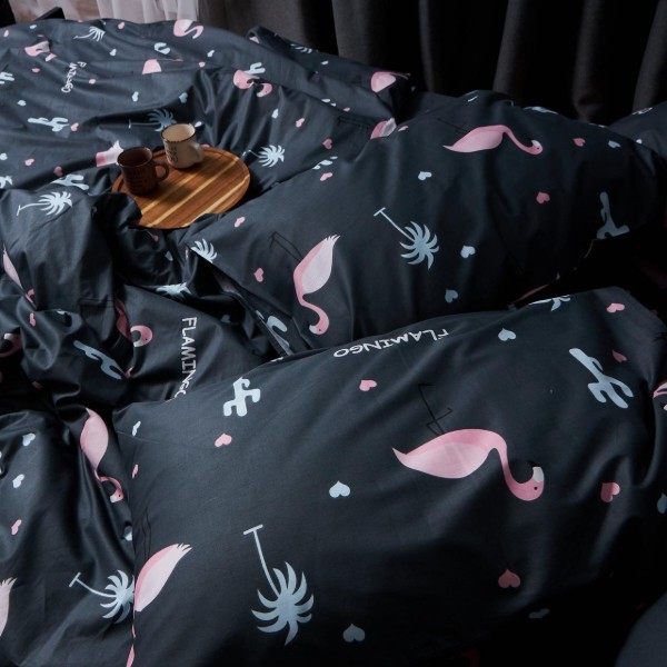 Фото - Наволочка Moon&Star набір Satin Elit Flamingo 50х50 2 шт. (MS-840001196)